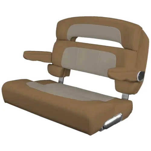 Custom Capri Helm Bench Seat, 36" Capriccio Flax Custom Capri Helm Bench Seat, 36" Capriccio Flax