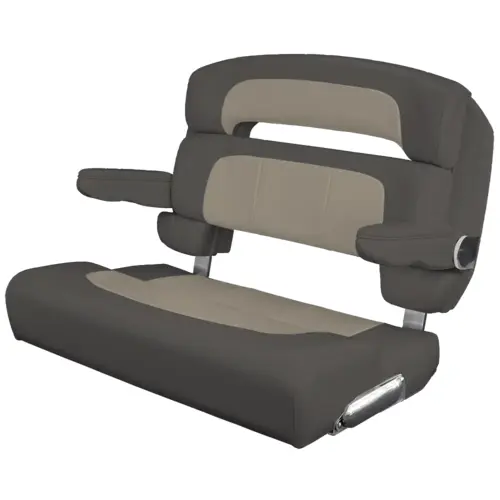 Custom Capri Helm Bench Seat, 36" Capriccio Flax Custom Capri Helm Bench Seat, 36" Capriccio Flax