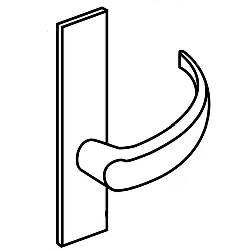 Mortise Lock Bright Bronze Clear Coated Mortise Lock Bright Bronze Clear Coated