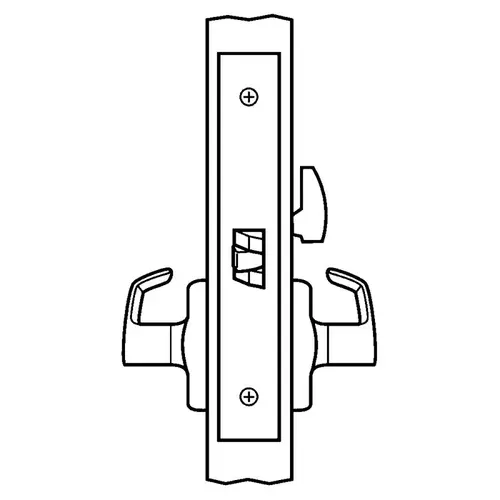ML2060 Mortise Privacy Lever Lockset, Satin Chrome ML2060 Mortise Privacy Lever Lockset, Satin Chrome