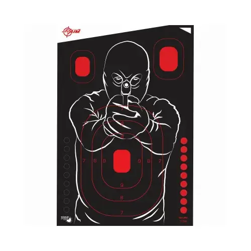 Bad Guy Shooting Target, 12 x 18 In., 5-Pk. Bad Guy Shooting Target, 12 x 18 In., 5-Pk.