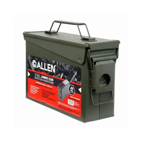 .30 Caliber Ammo Can, Lockable, Green .30 Caliber Ammo Can, Lockable, Green