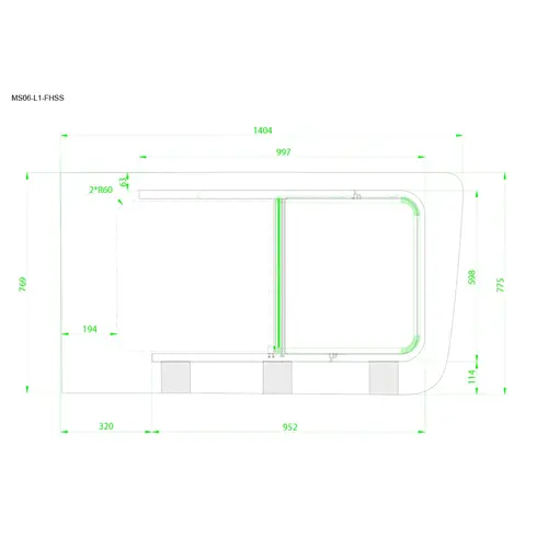 Front Half Slider front L/H Privacy + screen Front Half Slider front L/H Privacy + screen