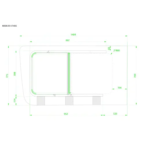 Front Half Slider front R/H Privacy + screen Front Half Slider front R/H Privacy + screen