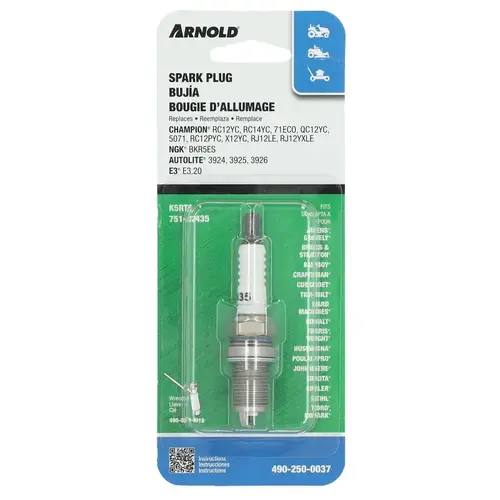 NGK 2460 Automotive Spark Plug, 14 mm Dia Thread, 5/8 in Hex NGK 2460 Automotive Spark Plug, 14 mm Dia Thread, 5/8 in Hex