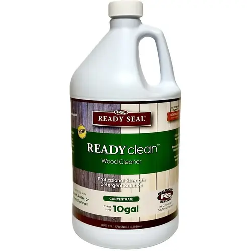 Ready Seal READYclean Professional-Strength Cleaner, 10 gal, Liquid, Bleach, Yellow Ready Seal READYclean Professional-Strength Cleaner, 10 gal, Liquid, Bleach, Yellow