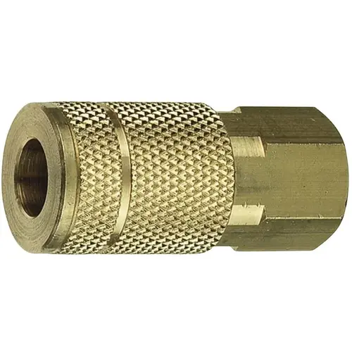 Forney Coupler, 1/4 in, FNPT, Brass Forney Coupler, 1/4 in, FNPT, Brass