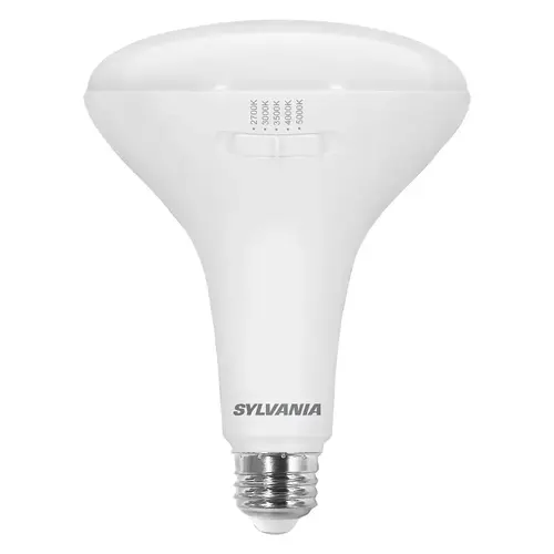 Sylvania TruWave LED Bulb, 5CCT Selectable, BR40 Lamp, 85 W Equivalent, E26 Medium Lamp Base, Dimmable, Frosted Sylvania TruWave LED Bulb, 5CCT Selectable, BR40 Lamp, 85 W Equivalent, E26 Medium Lamp Base, Dimmable, Frosted