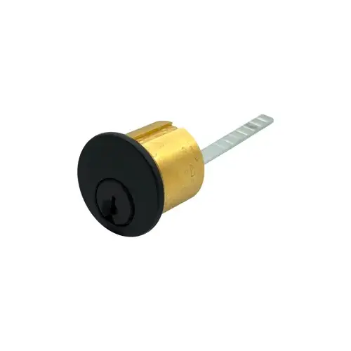 Rim Cylinder 1-1/8" Schlage C123, No Keys, 622/US19 Matte Black Rim Cylinder 1-1/8" Schlage C123, No Keys, 622/US19 Matte Black