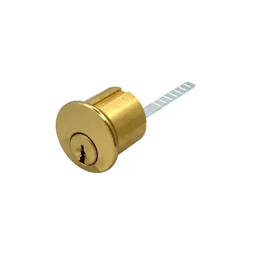 Rim Cylinder 1-1/8" Schlage C123, No Keys, 605/US3 Bright Brass Rim Cylinder 1-1/8" Schlage C123, No Keys, 605/US3 Bright Brass