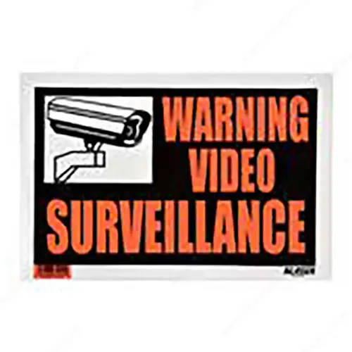 8" x 12" Hi-Impact Signs Black / White / Red 8" x 12" Hi-Impact Signs Black / White / Red