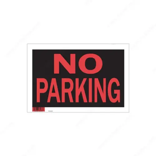 8" x 12" Hi-Impact Signs Black / Red 8" x 12" Hi-Impact Signs Black / Red