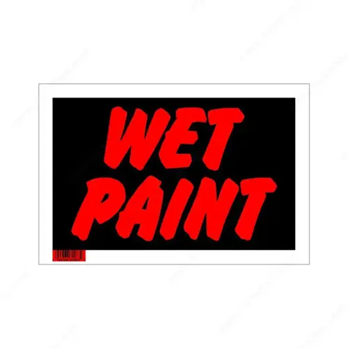 8" x 12" Hi-Impact Signs Black / Red 8" x 12" Hi-Impact Signs Black / Red