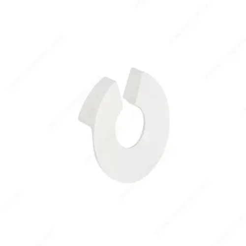 Modern Metal Pull - 6069 White Modern Metal Pull - 6069 White