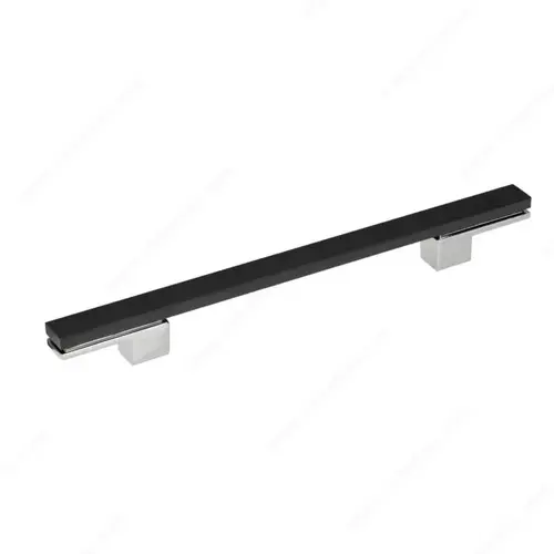 Modern Metal Pull - 6112 & 6131 Matte Black / Chrome Modern Metal Pull - 6112 & 6131 Matte Black / Chrome