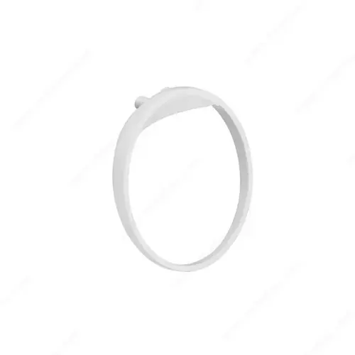 Modern Metal Pull - 6130 White Modern Metal Pull - 6130 White