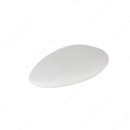 Modern Metal Knob - 6761 White Modern Metal Knob - 6761 White