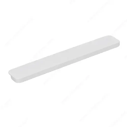 Modern Metal Edge Pull - 9155 White Modern Metal Edge Pull - 9155 White