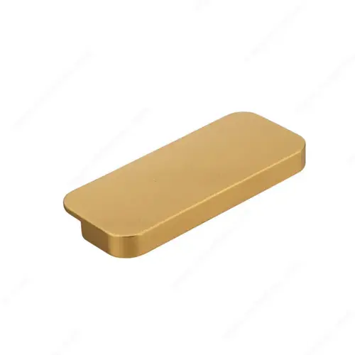 Modern Metal Edge Pull - 9155 Matte Gold Modern Metal Edge Pull - 9155 Matte Gold