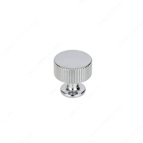 Modern Metal Knob - 2584 Chrome Modern Metal Knob - 2584 Chrome