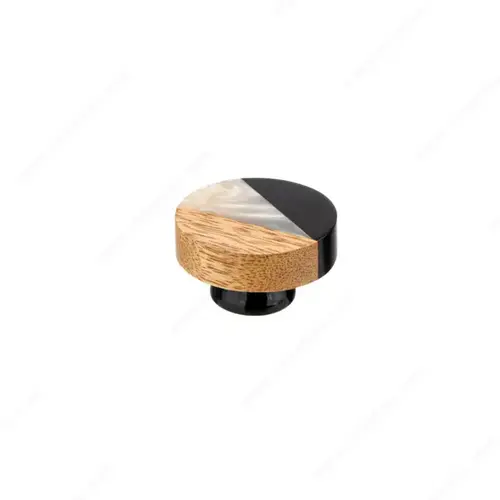 Eclectic Resin and Wood Knob - 6654 Eclectic Resin and Wood Knob - 6654