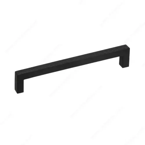 Modern Metal Pull - 7325 Matte Black Modern Metal Pull - 7325 Matte Black