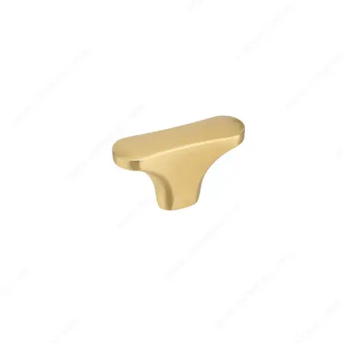 Modern Metal Knob - 7360 Satin Brass Modern Metal Knob - 7360 Satin Brass