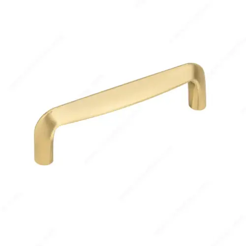 Modern Metal Pull - 7385 Satin Brass Modern Metal Pull - 7385 Satin Brass