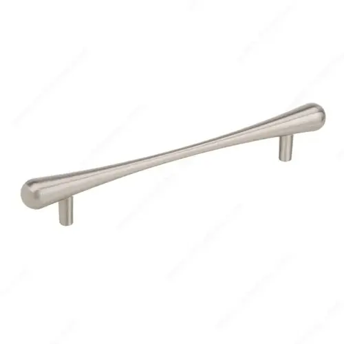 Modern Metal Pull - 7390 Brushed Nickel Modern Metal Pull - 7390 Brushed Nickel