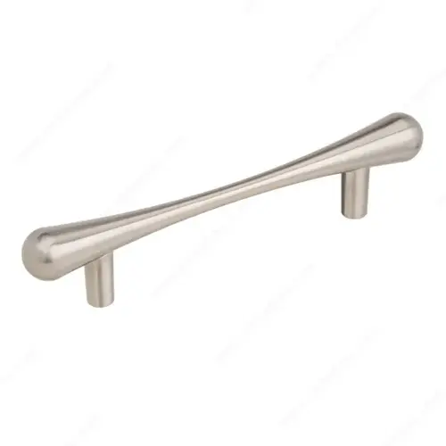 Modern Metal Pull - 7390 Brushed Nickel Modern Metal Pull - 7390 Brushed Nickel