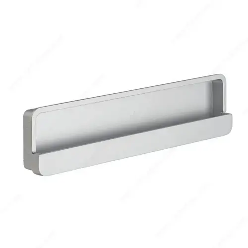 Modern Recessed Metal Pull - 8735 Matte Chrome Modern Recessed Metal Pull - 8735 Matte Chrome