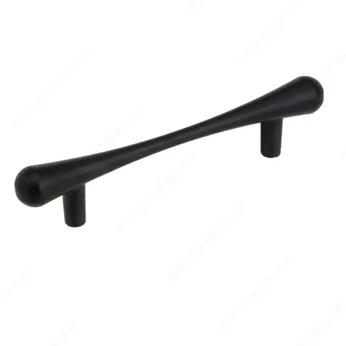 Modern Metal Pull - 7390 Matte Black Modern Metal Pull - 7390 Matte Black