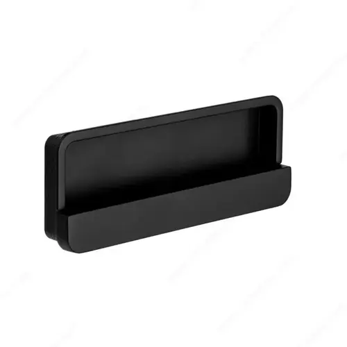 Modern Recessed Metal Pull - 8735 Matte Black Modern Recessed Metal Pull - 8735 Matte Black