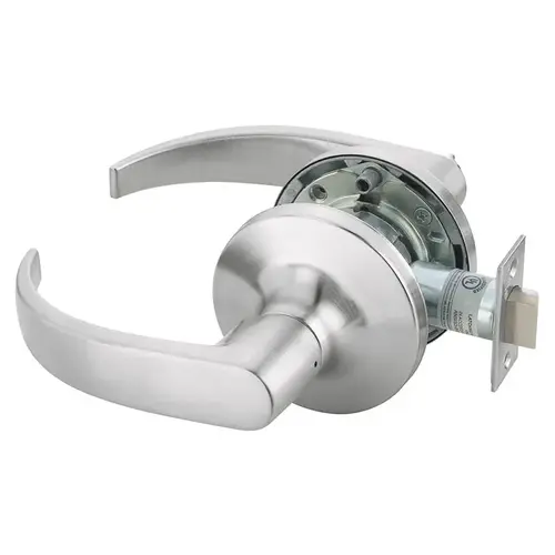Passage Pacific Beach Lever Grade 1 Cylindrical Lock, 693 Latch, and 497-114 Strike US26D (626) Satin Chrome Finish Passage Pacific Beach Lever Grade 1 Cylindrical Lock, 693 Latch, and 497-114 Strike US26D (626) Satin Chrome Finish