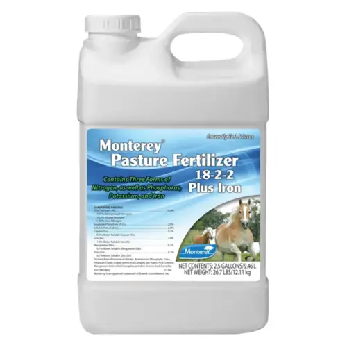 2.5gal Monterey Pasture Fert 18-2-2 + 1% Iron - pack of 2 2.5gal Monterey Pasture Fert 18-2-2 + 1% Iron - pack of 2