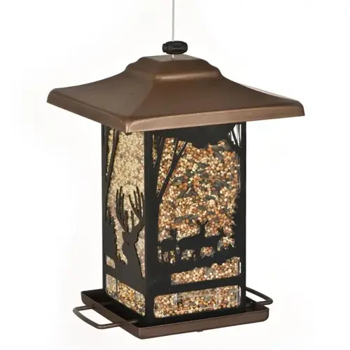Wild Bird Feeder, Wilderness Lantern, 2 lb, Metal Wild Bird Feeder, Wilderness Lantern, 2 lb, Metal