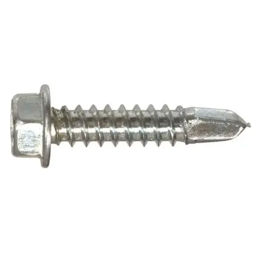 Self-Drilling Screw, Hex Washer Head, #8 x 1-1/4", Pack of 50 Self-Drilling Screw, Hex Washer Head, #8 x 1-1/4", Pack of 50