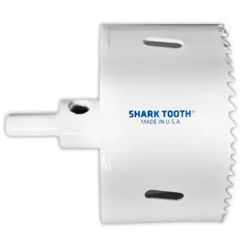 Shark Tooth Hole Saw Arbor Attached 3-1/2" Shark Tooth Hole Saw Arbor Attached 3-1/2"