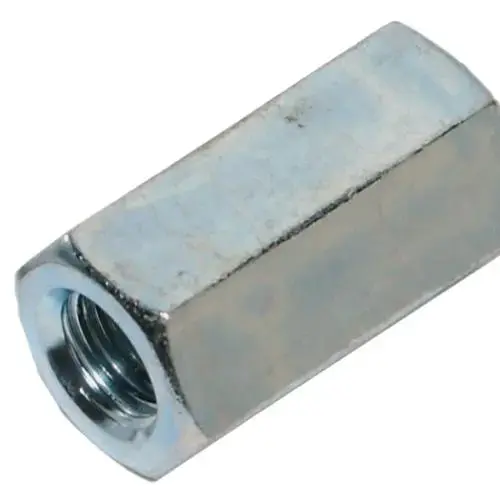 COUPLING NUT 1/4-20 ZINC COUPLING NUT 1/4-20 ZINC
