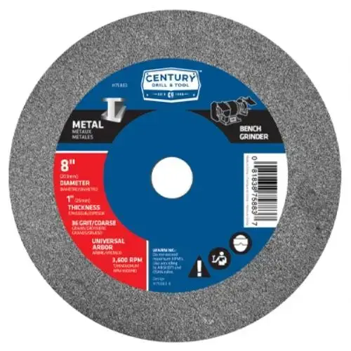 GRINDING WHEEL 8IN X 1IN COARSE 60 GRIT GRINDING WHEEL 8IN X 1IN COARSE 60 GRIT