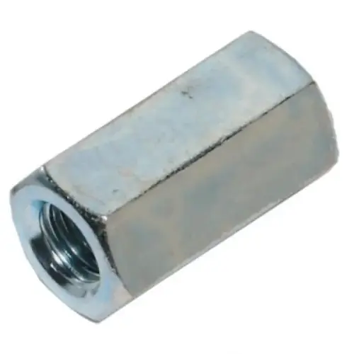 Coupling Nut, 5/16"-18 UNC, 1-3/4" Length, Zinc-Plated Coupling Nut, 5/16"-18 UNC, 1-3/4" Length, Zinc-Plated