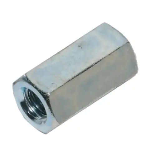 Coupling Nut, 3/4" UNC, 2-1/4" Length, Zinc-Plated Coupling Nut, 3/4" UNC, 2-1/4" Length, Zinc-Plated