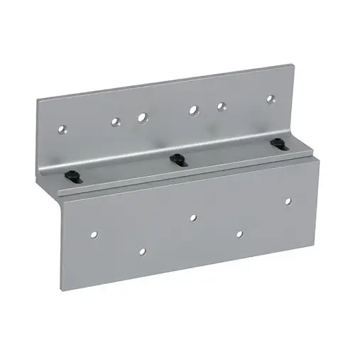 Top Jamb Z Bracket Kit for 8375, Brushed Anodized Aluminum Finish Top Jamb Z Bracket Kit for 8375, Brushed Anodized Aluminum Finish