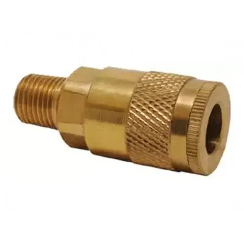 NPT Male Coupler, 1/4" x 1/4", Bulk NPT Male Coupler, 1/4" x 1/4", Bulk