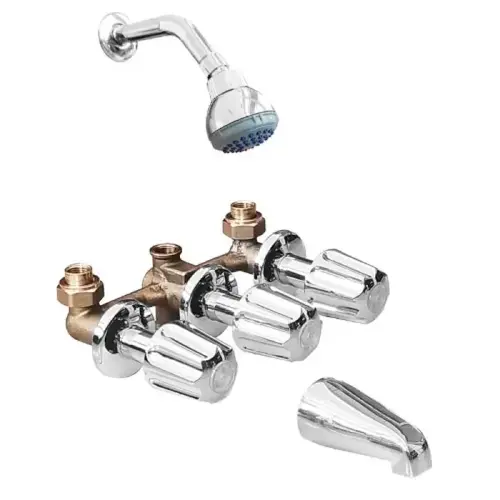 3 HANDLE TUB & SHOWER FAUCET 3 HANDLE TUB & SHOWER FAUCET
