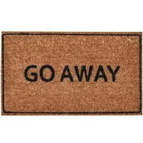 COIR MAT - GO AWAY - 29.5IN X 17.5IN COIR MAT - GO AWAY - 29.5IN X 17.5IN