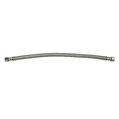Faucet Supply Line, 3/8" Compression x 3/8" Compression, 16", Stainless Steel Faucet Supply Line, 3/8" Compression x 3/8" Compression, 16", Stainless Steel