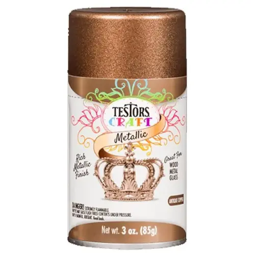 TESTORS METALLIC ANT COPPER 3 OZ SPRAY TESTORS METALLIC ANT COPPER 3 OZ SPRAY