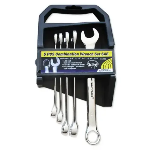 5 PIECE COMBINATION SAE WRENCH S 5 PIECE COMBINATION SAE WRENCH S