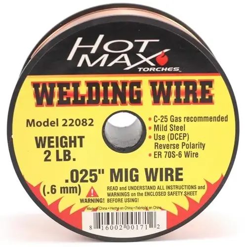 MIG WIRE MILD STEEL .025 IN 2 LB MIG WIRE MILD STEEL .025 IN 2 LB